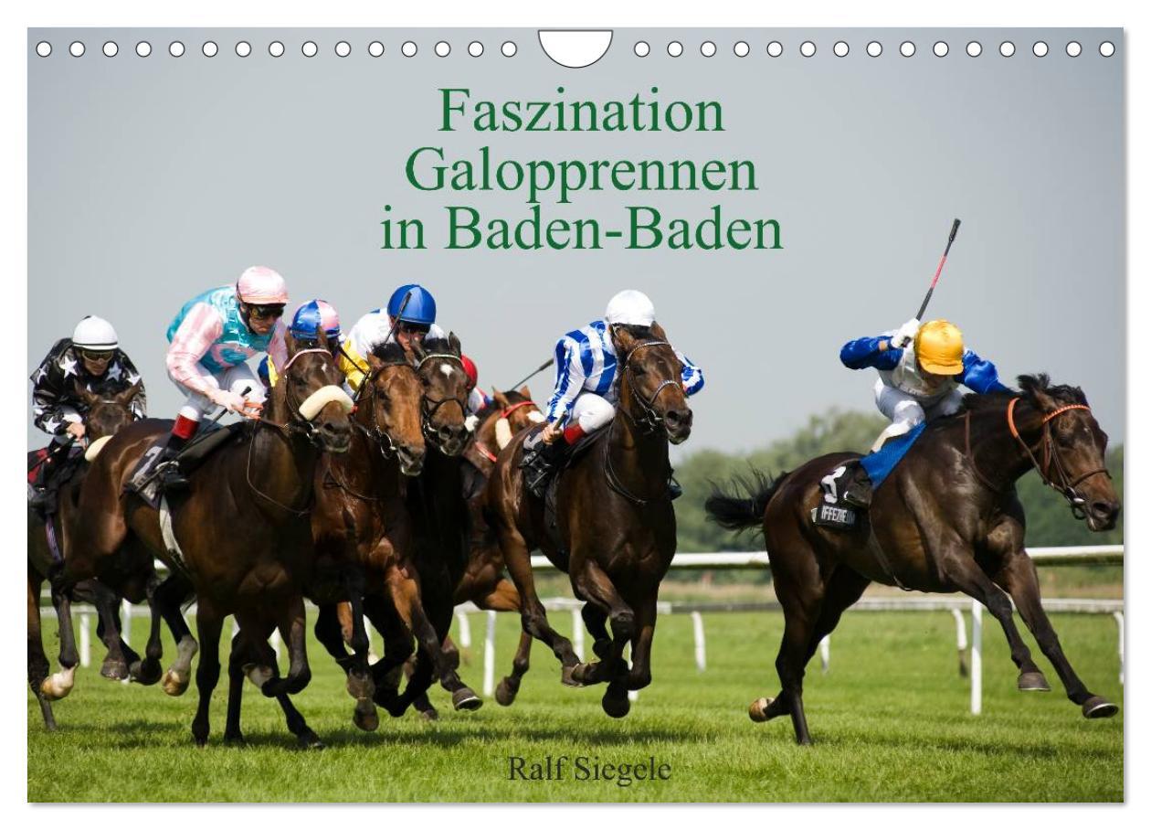 Cover: 9783435800681 | Faszination Galopprennen in Baden-Baden (Wandkalender 2025 DIN A4...