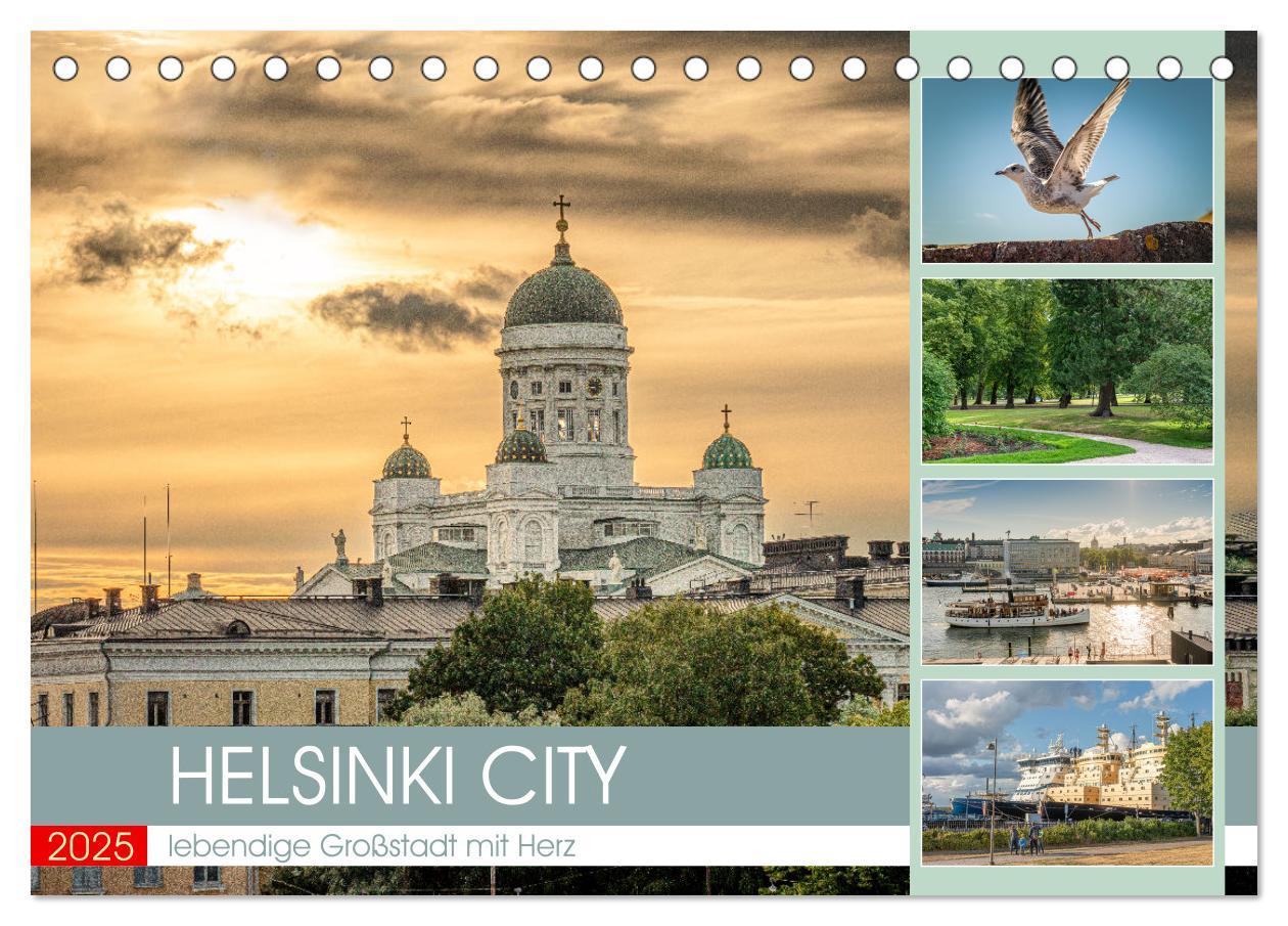 Cover: 9783383944734 | HELSINKI CITY (Tischkalender 2025 DIN A5 quer), CALVENDO...