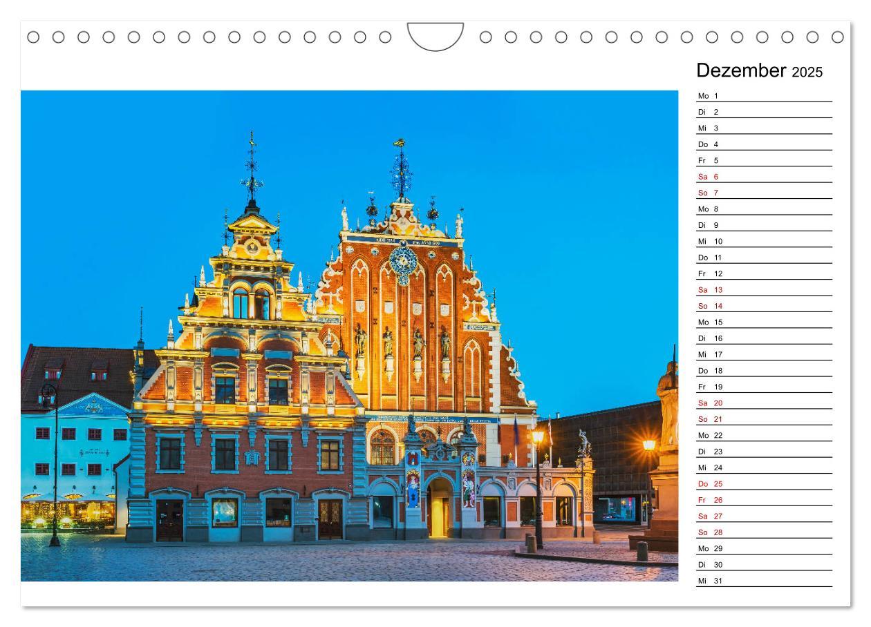 Bild: 9783435427741 | Ein Wochenende in Riga (Wandkalender 2025 DIN A4 quer), CALVENDO...