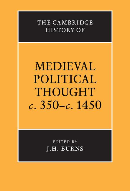 Cover: 9780521243247 | The Cambridge History of Medieval Political Thought C.350 C.1450