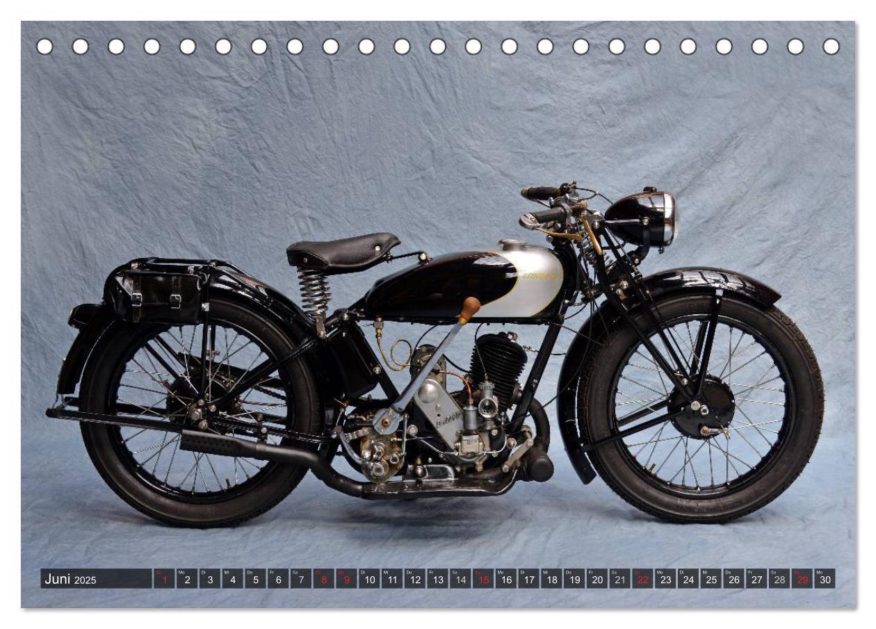 Bild: 9783435684786 | Deutsche Motorrad Oldtimer (Tischkalender 2025 DIN A5 quer),...