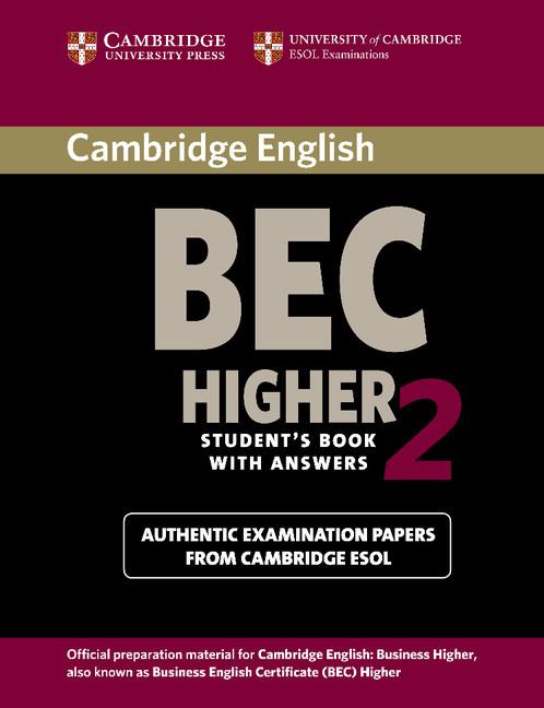 Cover: 9780521544580 | Cambridge BEC Higher 2 Student's Book with Answers | Taschenbuch