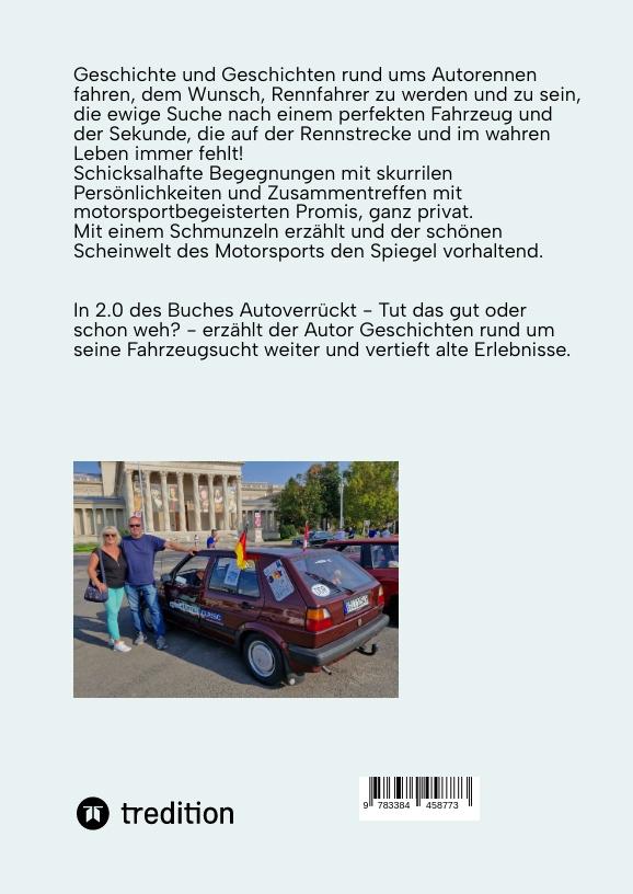 Rückseite: 9783384458773 | Autoverrückt - Tut das gut oder schon weh? | 2.0 | Liebkopf (u. a.)