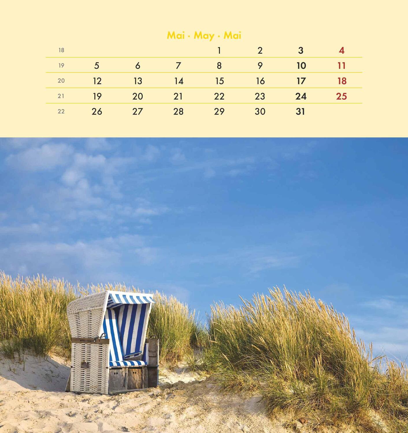 Bild: 4251732342333 | Seeblick 2025 - Postkartenkalender 16x17 cm - Sea View - zum...