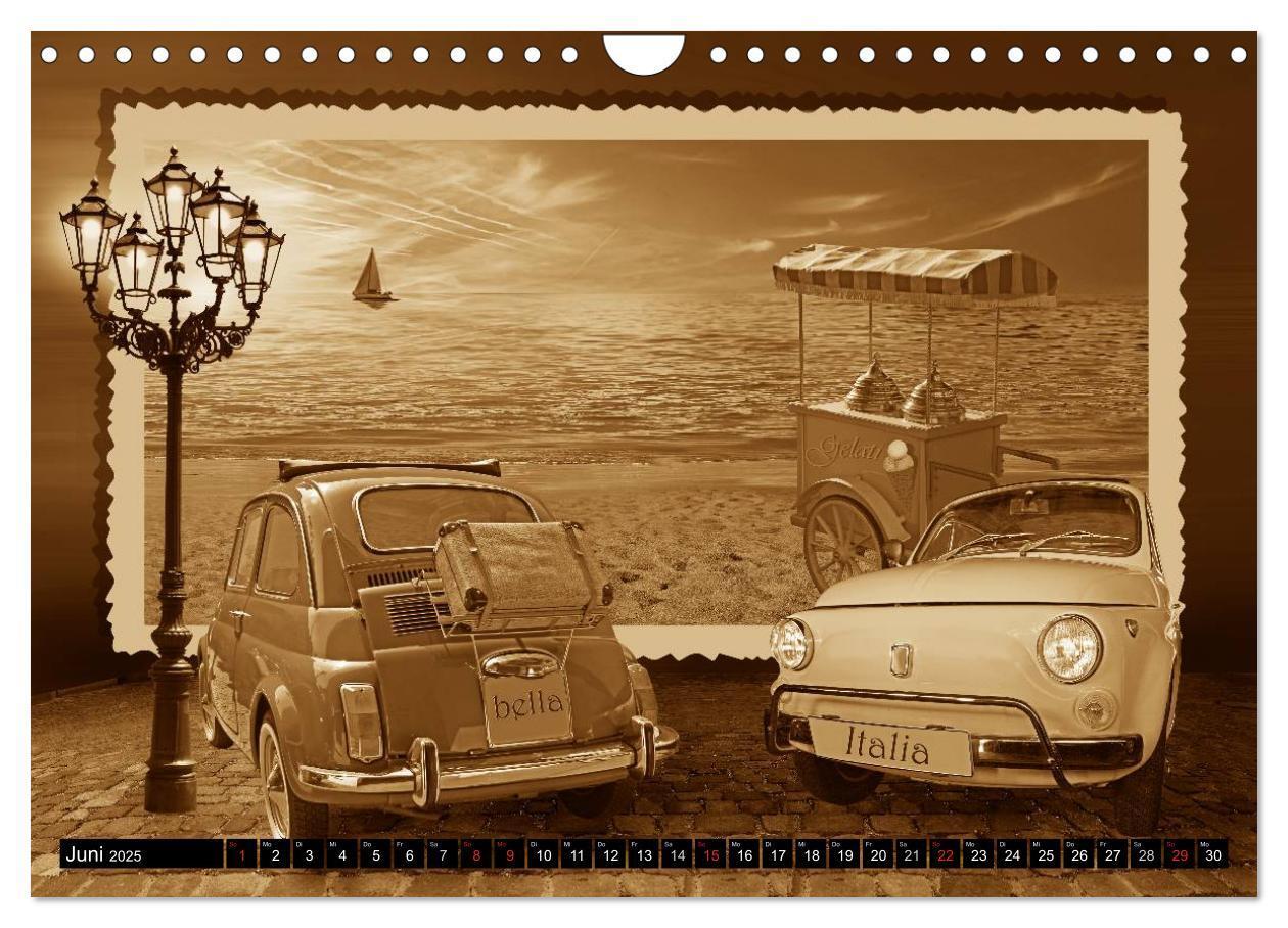 Bild: 9783435680818 | Nostalgie in Sepia (Wandkalender 2025 DIN A4 quer), CALVENDO...