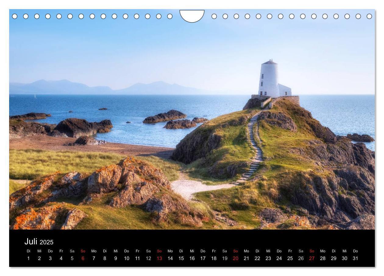 Bild: 9783435545094 | Wales (Wandkalender 2025 DIN A4 quer), CALVENDO Monatskalender | Kruse