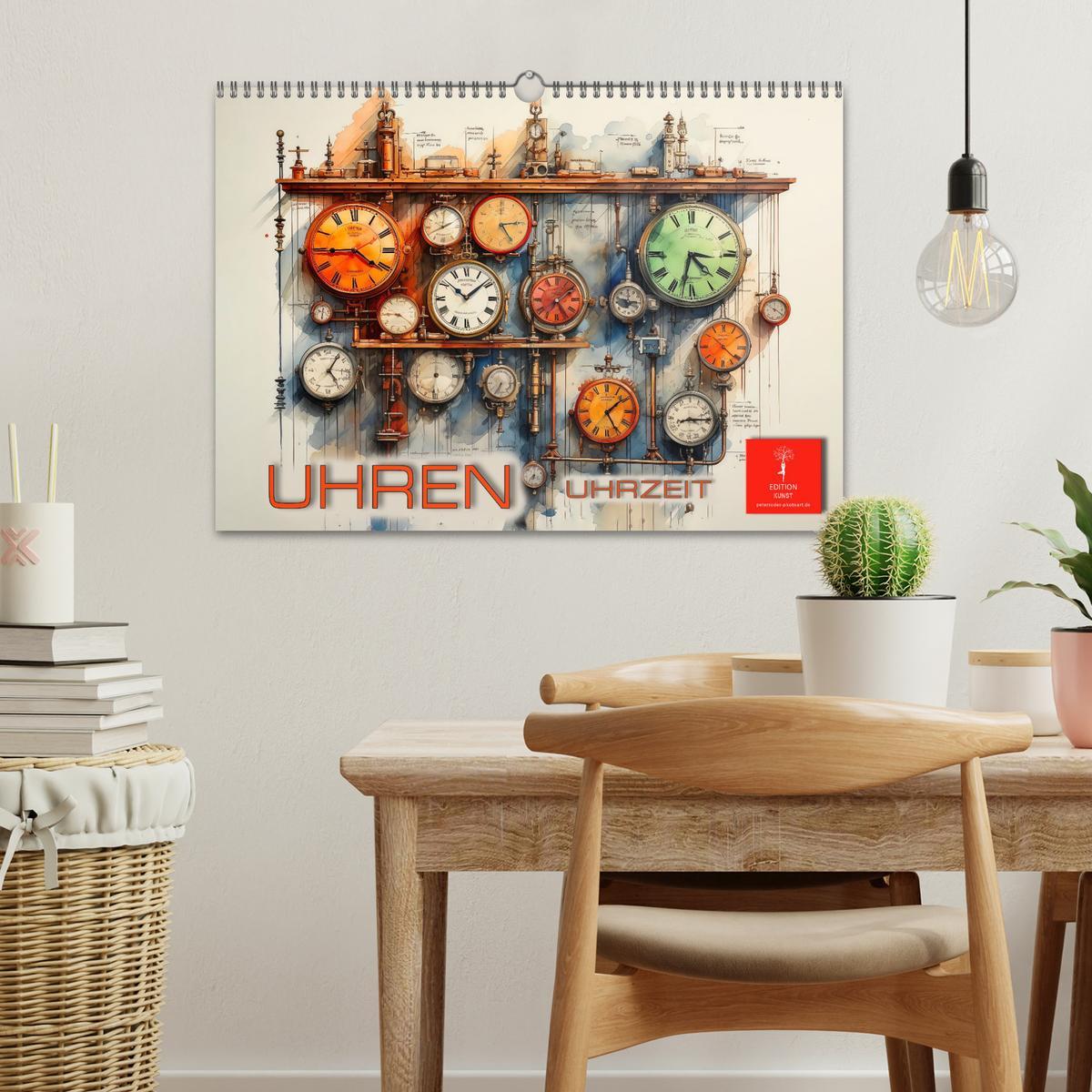 Bild: 9783383877537 | Uhren Uhrzeit (Wandkalender 2025 DIN A3 quer), CALVENDO Monatskalender