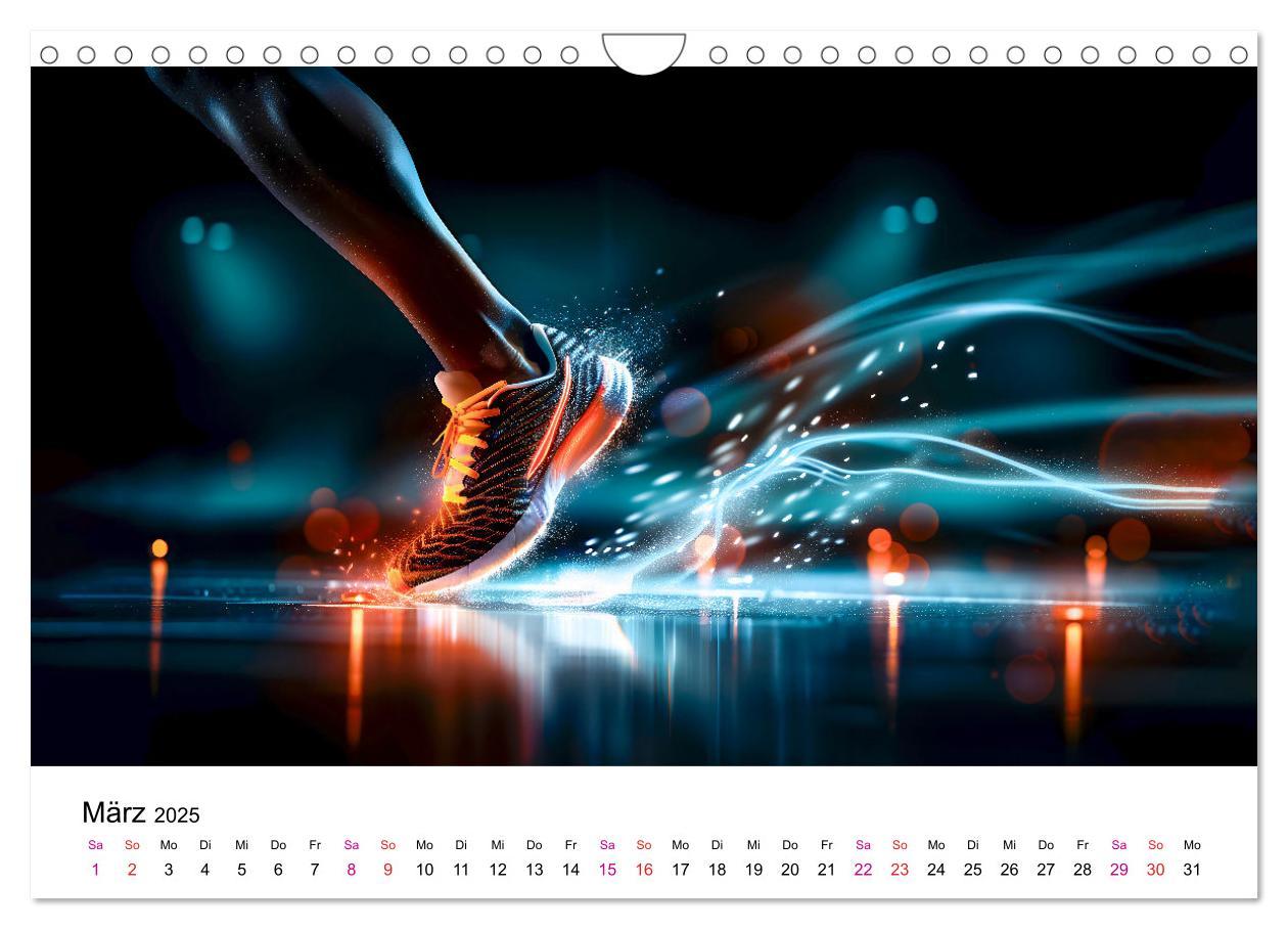 Bild: 9783457185230 | Sport Art (Wandkalender 2025 DIN A4 quer), CALVENDO Monatskalender