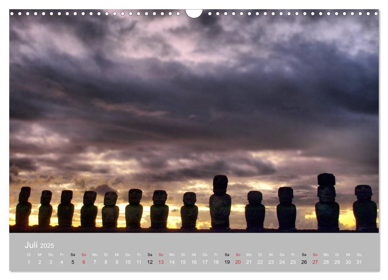 Bild: 9783435820825 | MOAI - steinerne Wächter der Osterinsel (Wandkalender 2025 DIN A3...