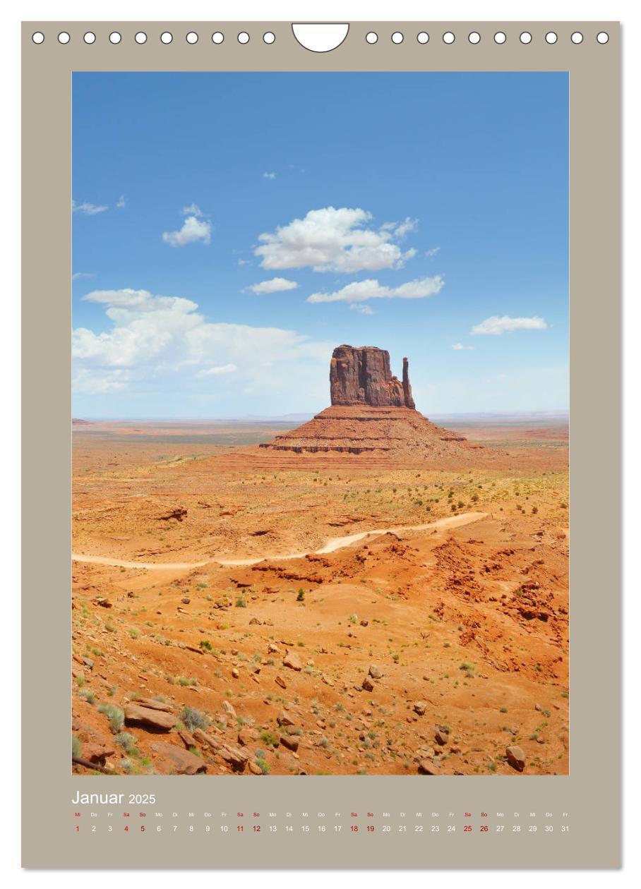 Bild: 9783435936236 | Erlebe mit mir das Monument Valley (Wandkalender 2025 DIN A4 hoch),...