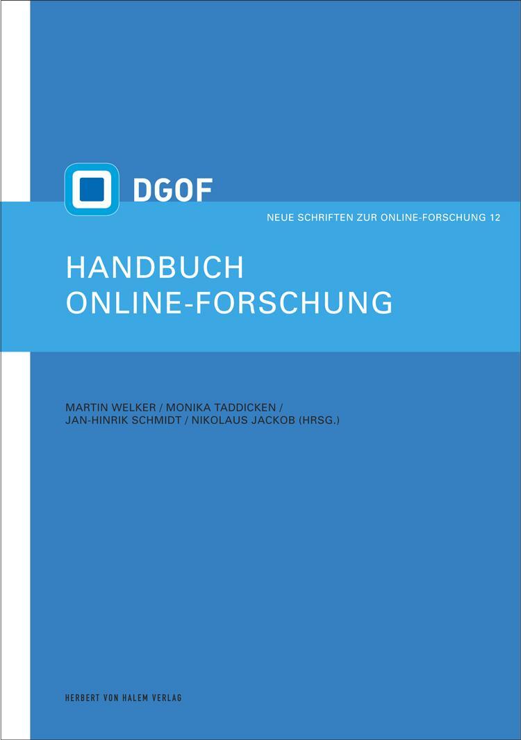 Cover: 9783869626093 | Handbuch Online-Forschung. Sozialwissenschaftliche Datengewinnung...