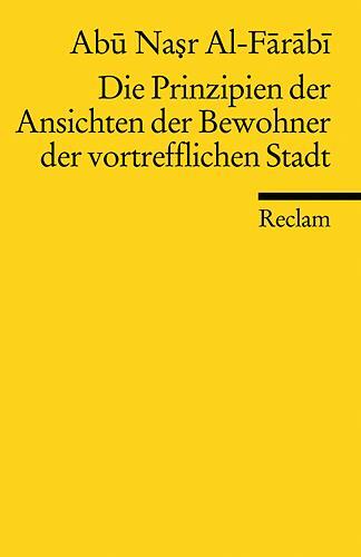 Cover: 9783150186633 | Die Prinzipien der Ansichten der Bewohner der vortrefflichen Stadt