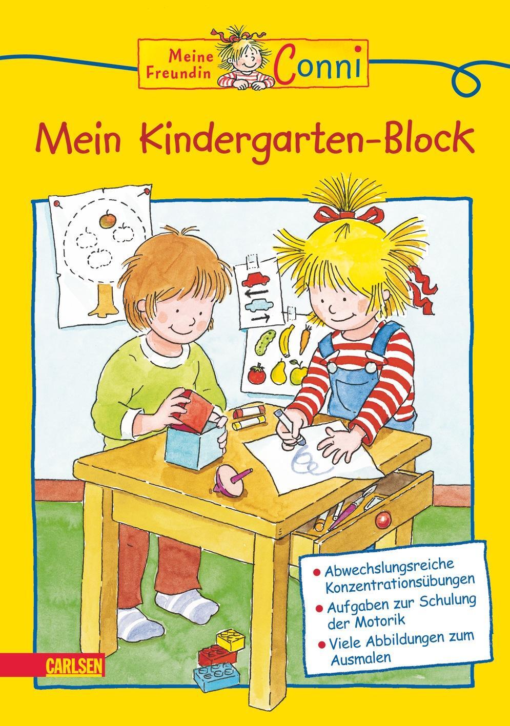 Cover: 9783551184788 | Conni Gelbe Reihe: Mein Kindergarten-Block | Hanna Sörensen | Buch