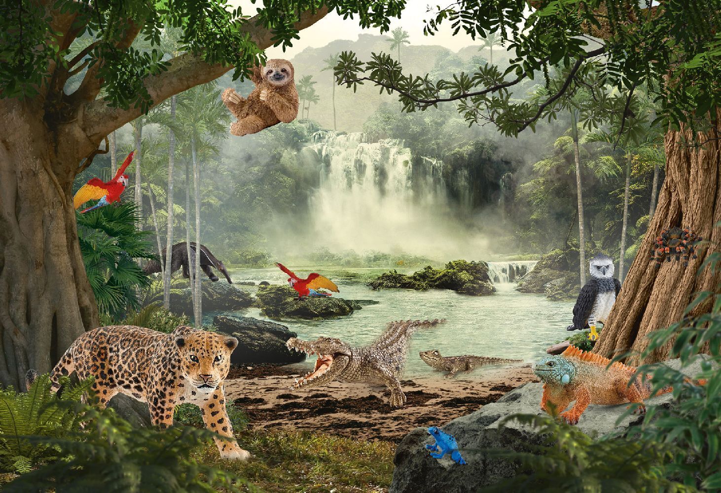 Bild: 4001504564674 | Wild Life, Im Regenwald, 100 Teile, mit Add-on (eine Original Figur...