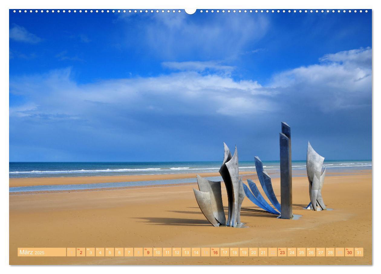 Bild: 9783435680139 | Quer durch die Normandie (Wandkalender 2025 DIN A2 quer), CALVENDO...