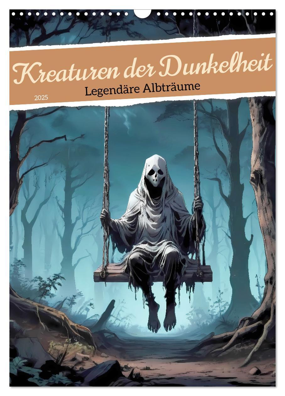 Cover: 9783457159903 | Kreaturen der Dunkelheit - Legendäre Albträume (Wandkalender 2025...