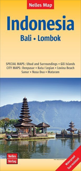 Cover: 9783865745095 | Nelles Map Landkarte Indonesia : Bali, Lombok | (Land-)Karte | 2015