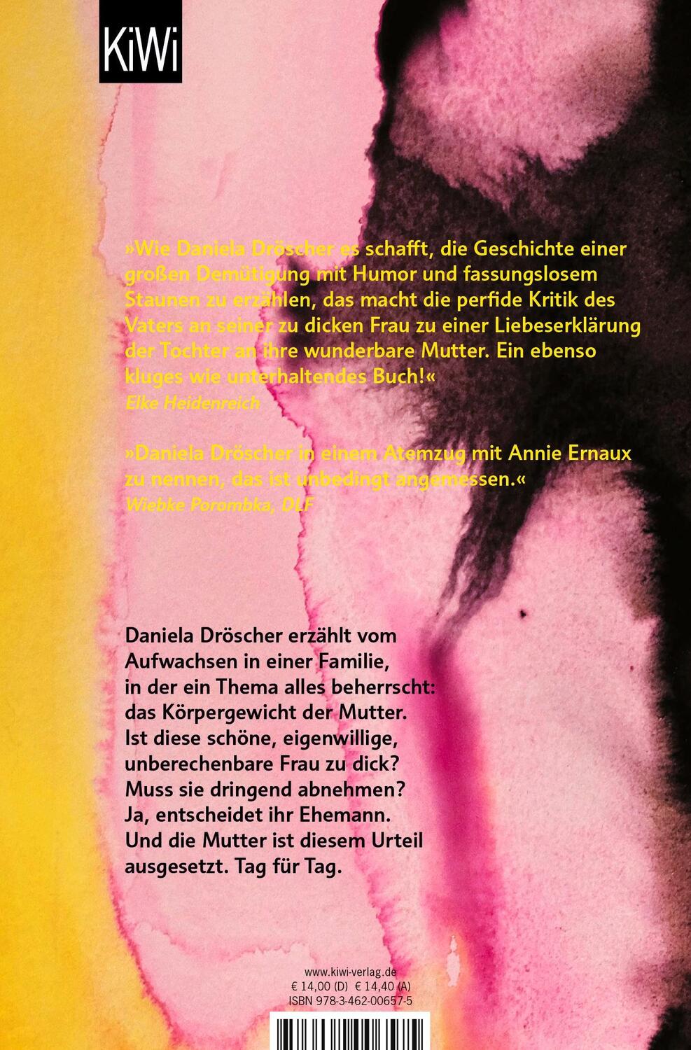 Rückseite: 9783462006575 | Lügen über meine Mutter | Roman | Daniela Dröscher | Taschenbuch