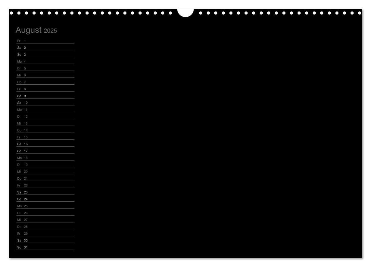 Bild: 9783435767236 | Bastel-Geburtstagskalender schwarz / Geburtstagskalender...