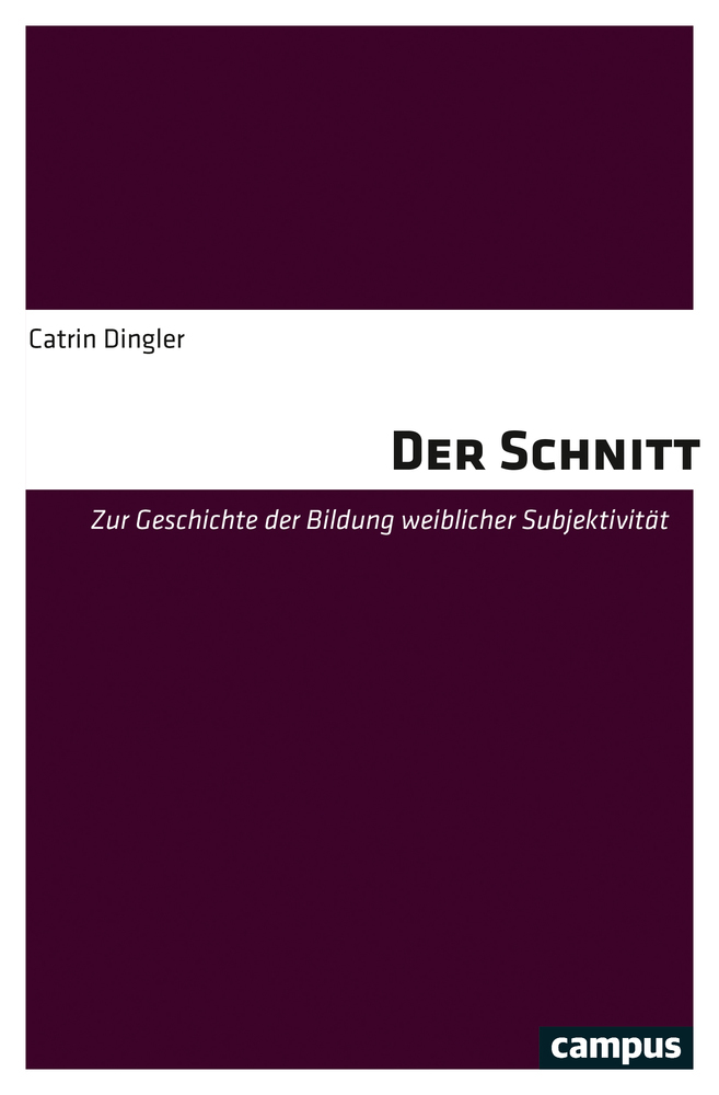 Cover: 9783593510941 | Der Schnitt | Zur Geschichte der Bildung weiblicher Subjektivität