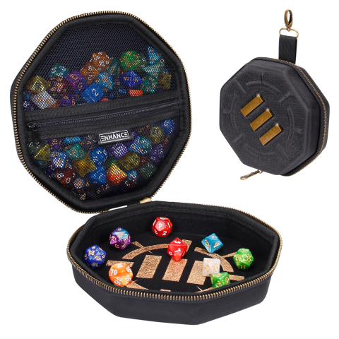 Cover: 637836611706 | ENHANCE Tabletop Dice Case Black | ENHANCE Gaming | EAN 637836611706