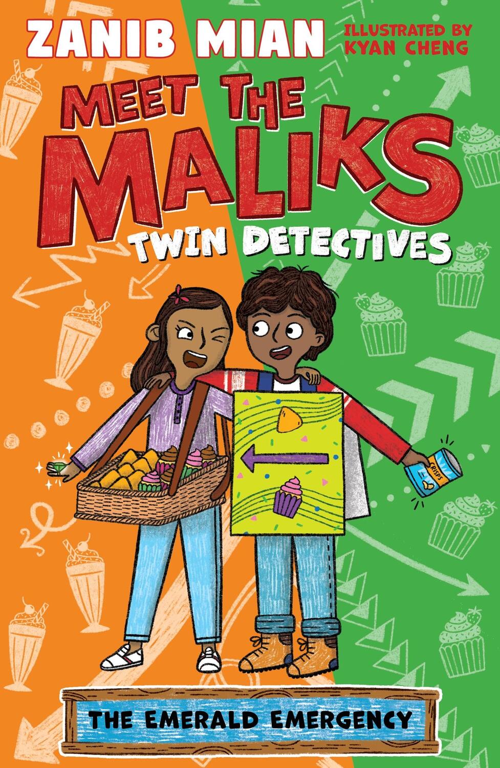 Cover: 9781444934571 | Meet the Maliks - Twin Detectives: The Emerald Emergency | Book 3