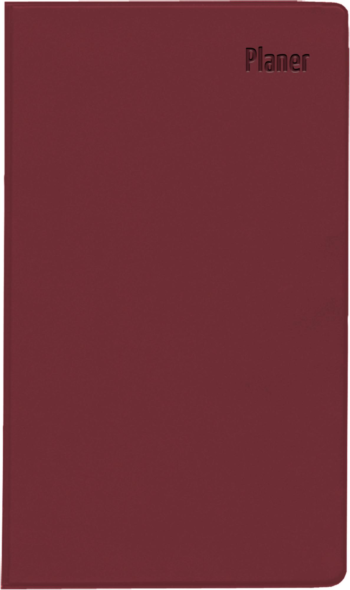 Cover: 4006928025596 | Taschenplaner bordeaux 2025 - Bürokalender 9,5x16 cm - 32 Seiten -...