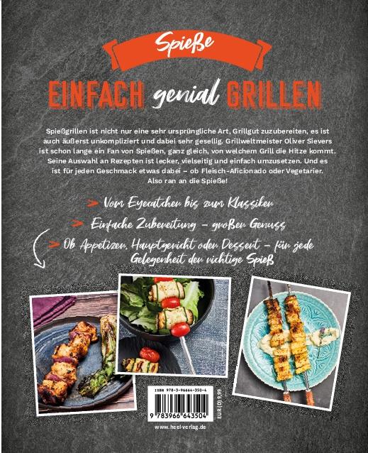 Rückseite: 9783966643504 | Einfach genial Grillen - Spießgrillen | Oliver Sievers | Taschenbuch