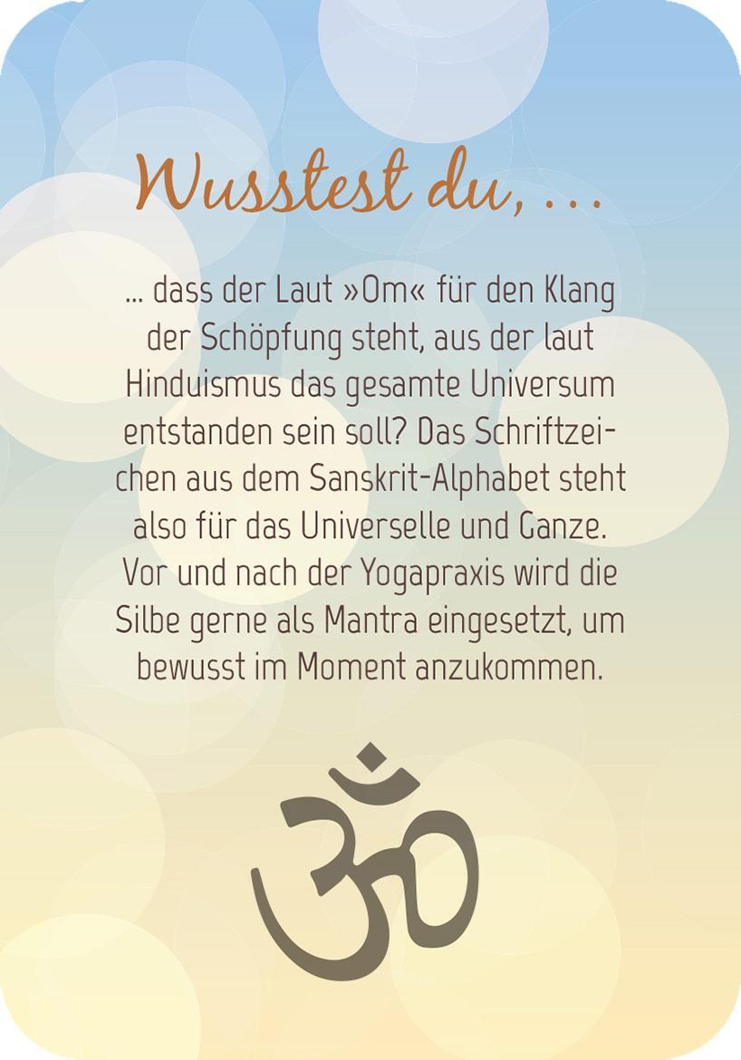 Bild: 9783845842219 | 50 Tage mit Yoga. Ideenkärtchen für den Alltag | Taschenbuch | 51 S.