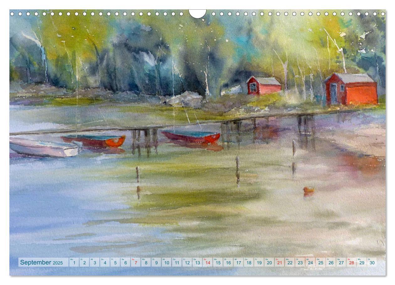 Bild: 9783435262007 | Heiligenhafen in Aquarell (Wandkalender 2025 DIN A3 quer), CALVENDO...