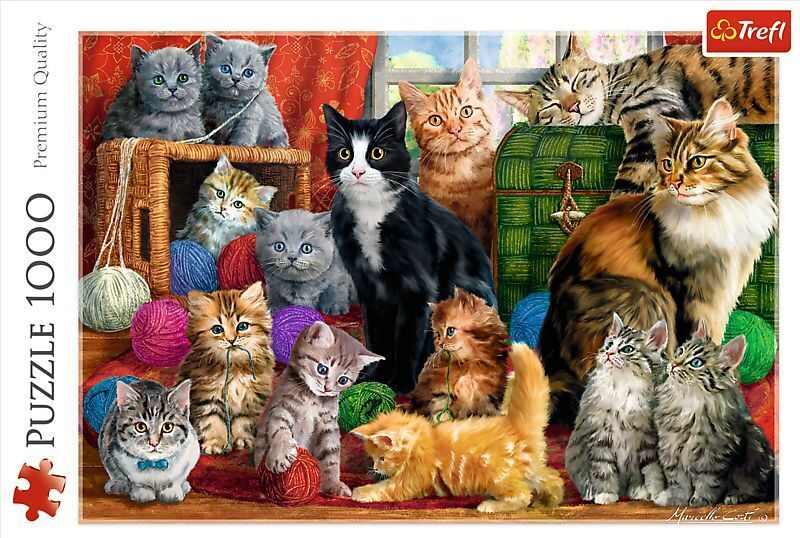 Bild: 5900511105551 | Katzen (Puzzle) | Spiel | In Spielebox | 10555 | 2021 | Trefl