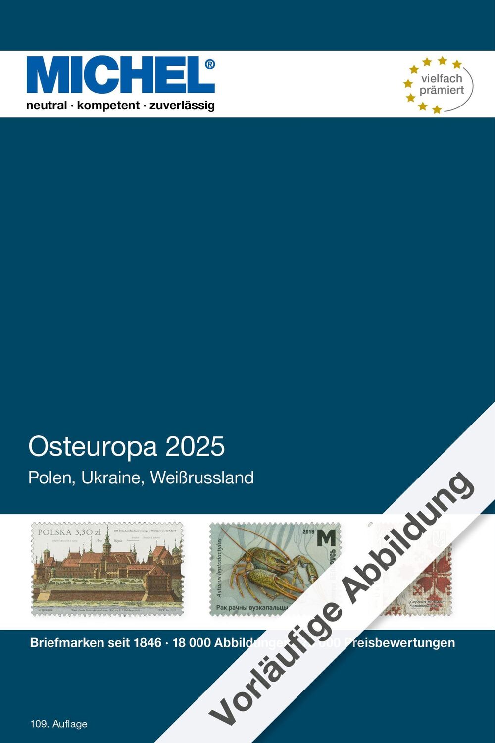 Cover: 9783954024858 | Osteuropa 2024/2025 | Europa Teil 15 | Michel-Redaktion | Buch | 2024