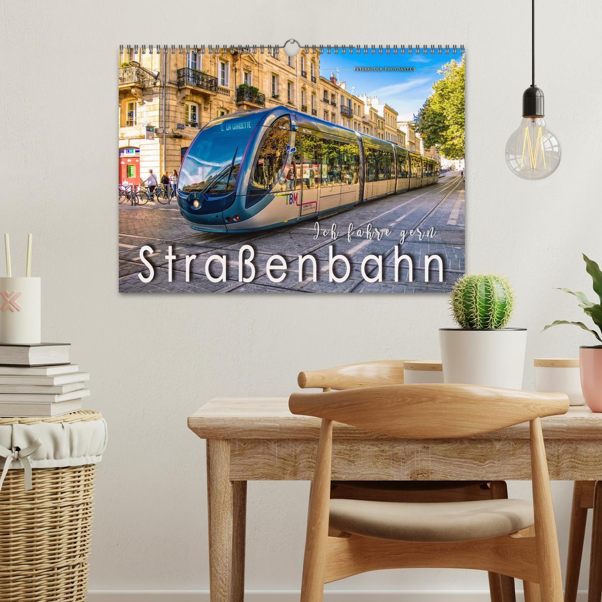 Bild: 9783435350179 | Ich fahre gern Straßenbahn (Wandkalender 2025 DIN A3 quer),...