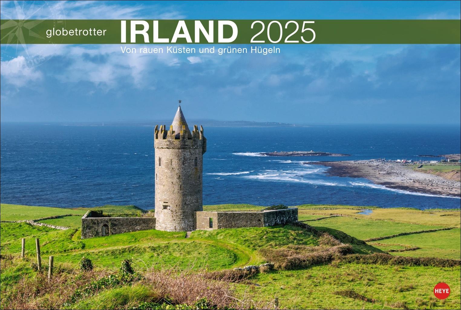 Cover: 9783756404889 | Irland Globetrotter Kalender 2025 - Von rauen Küsten und grünen Hügeln