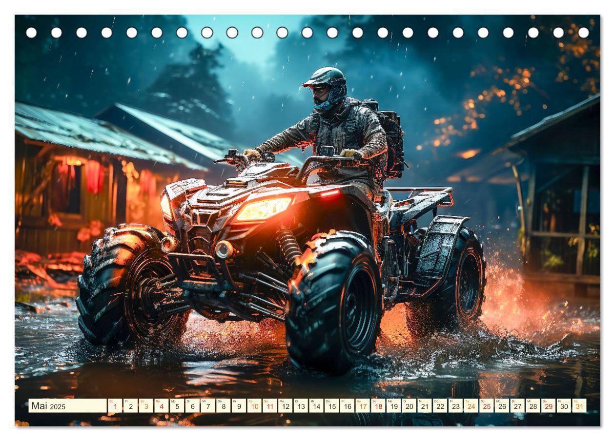 Bild: 9783383890314 | Quad Fantasien (Tischkalender 2025 DIN A5 quer), CALVENDO...