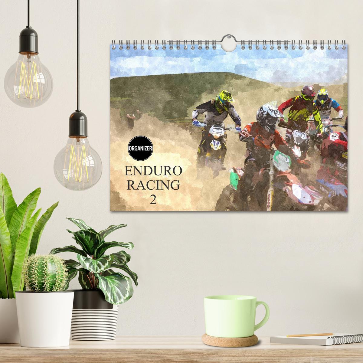 Bild: 9781325952175 | ENDURO RACING 2 (Wall Calendar 2025 DIN A4 landscape), CALVENDO 12...