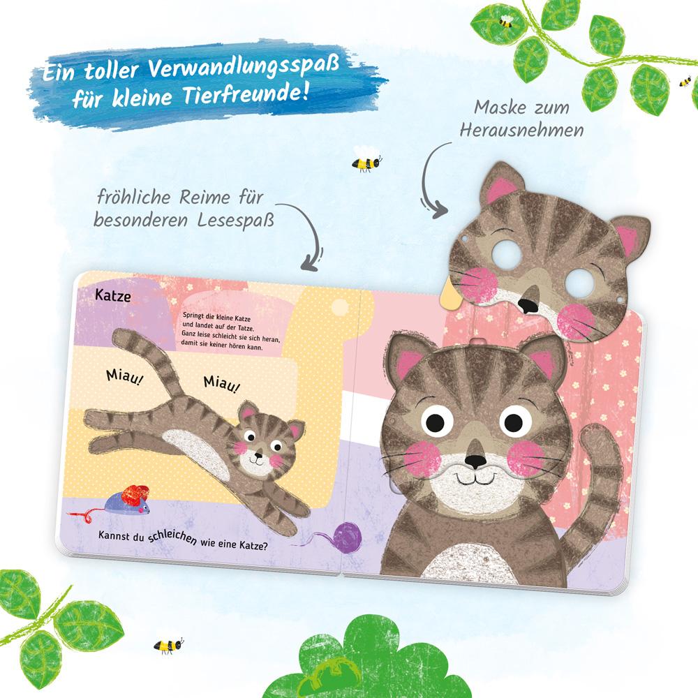 Bild: 9783988021595 | Trötsch Pappenbuch mit Masken Lustiges Maskenbuch Haustiere | KG