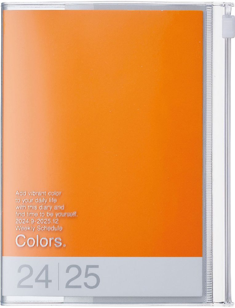 Cover: 4550045127553 | MARK'S 2024/2025 Taschenkalender A6 vertikal, COLORS, Orange | Inc