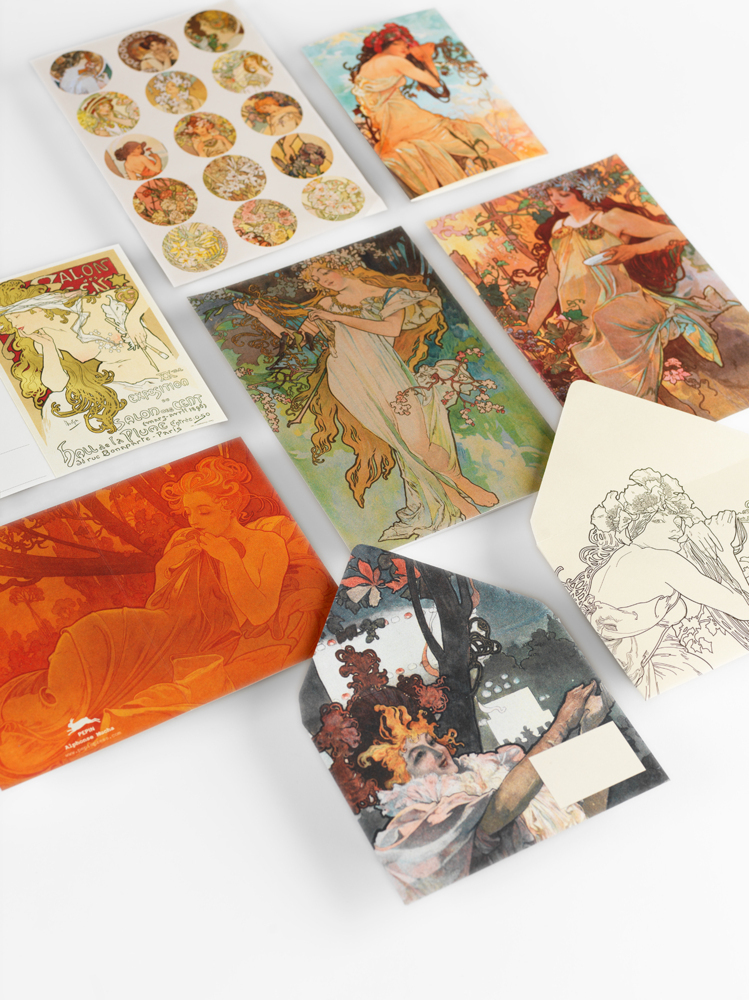 Bild: 9789460094774 | Mucha | Korrespondenz Set / Briefpapier Set / Set de Correspondance