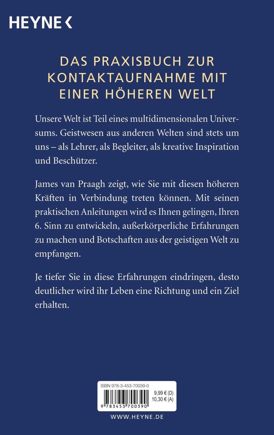 Bild: 9783453700390 | Die Weite zwischen Himmel und Erde | James van Praagh | Taschenbuch