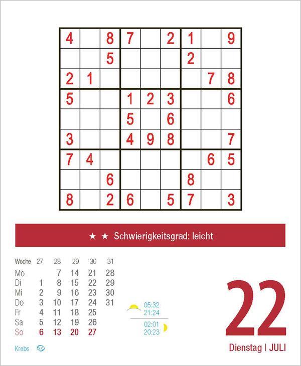 Bild: 9783731877370 | Sudoku 2025 | Verlag Korsch | Kalender | 328 S. | Deutsch | 2025