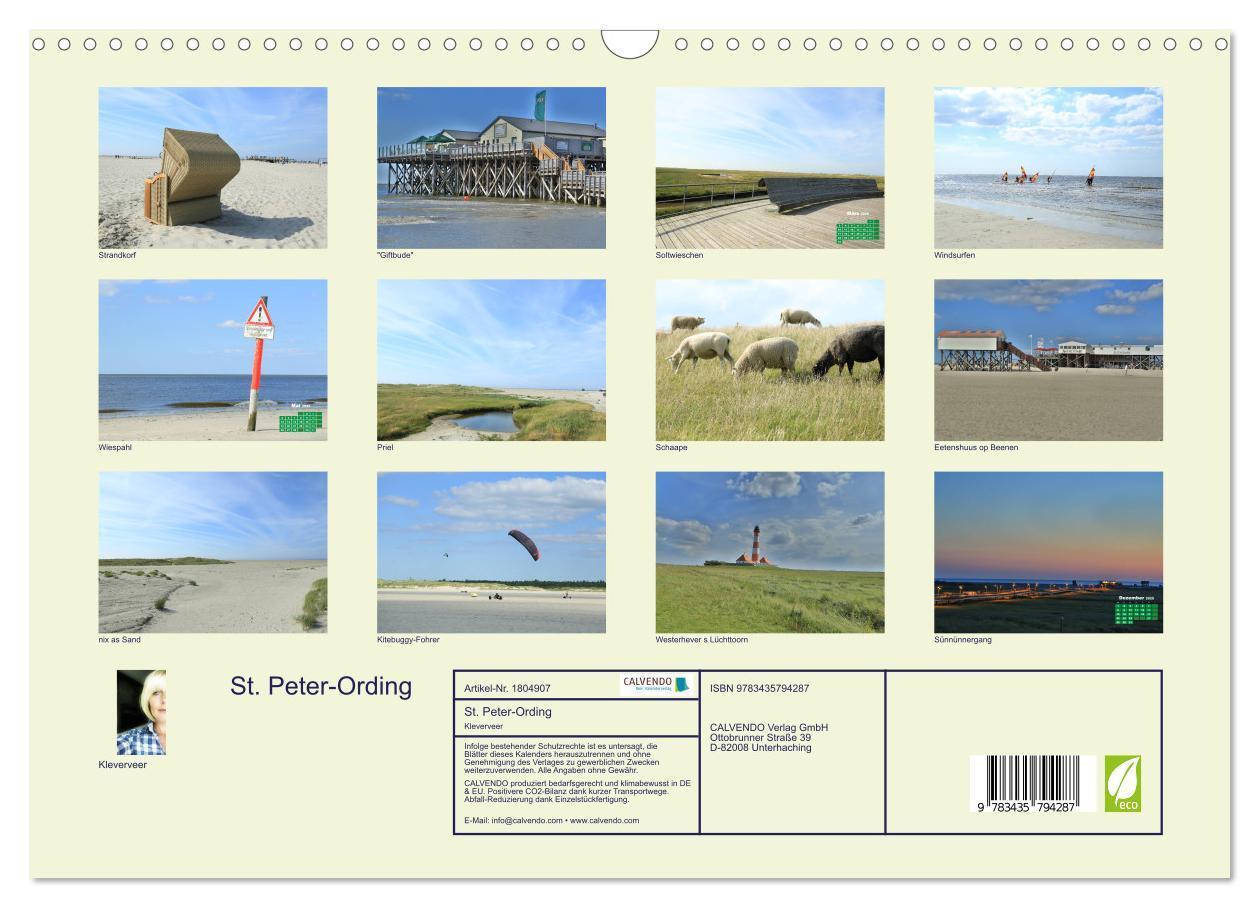 Bild: 9783435794287 | St. Peter-Ording (Wandkalender 2025 DIN A3 quer), CALVENDO...