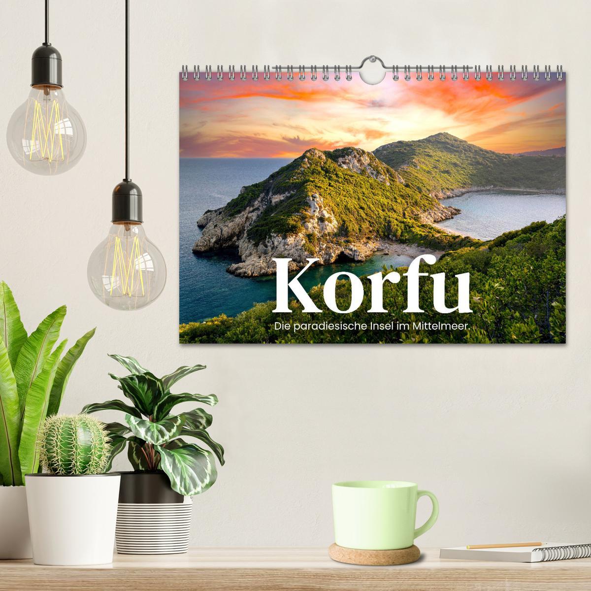 Bild: 9783383938115 | Korfu - Die paradiesische Insel im Mittelmeer. (Wandkalender 2025...