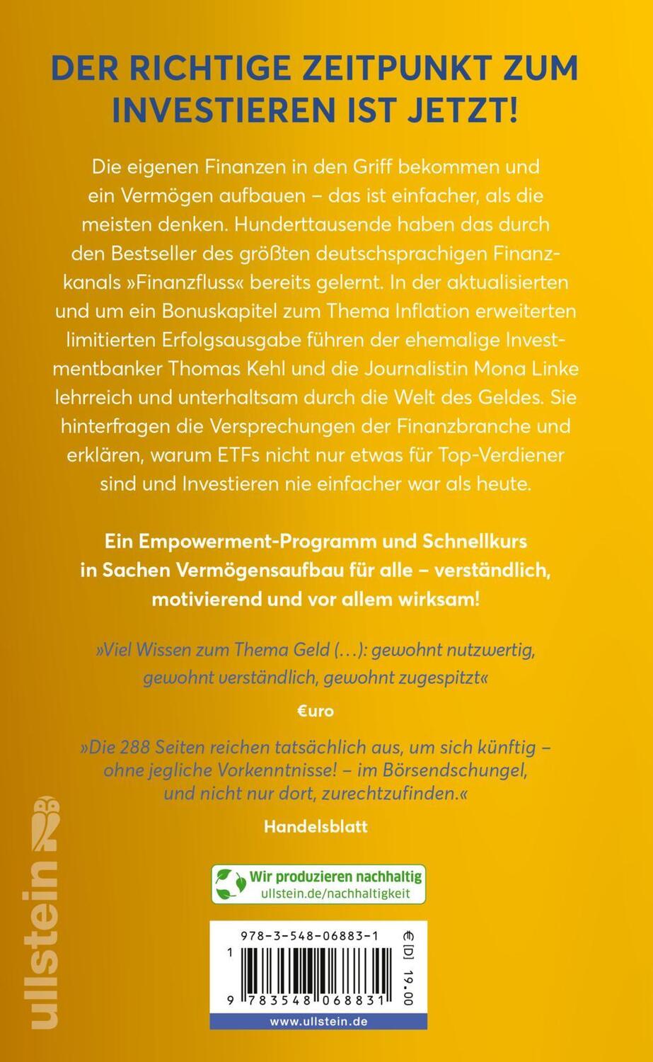 Rückseite: 9783548068831 | Das einzige Buch, das du über Finanzen lesen solltest | Kehl (u. a.)