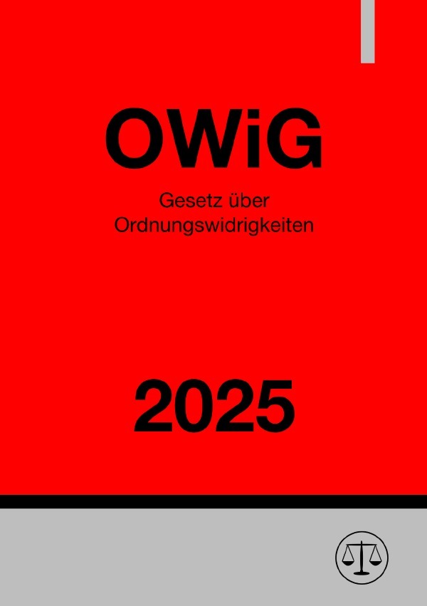 Cover: 9783818727956 | Gesetz über Ordnungswidrigkeiten - OWiG 2025 | DE | Ronny Studier