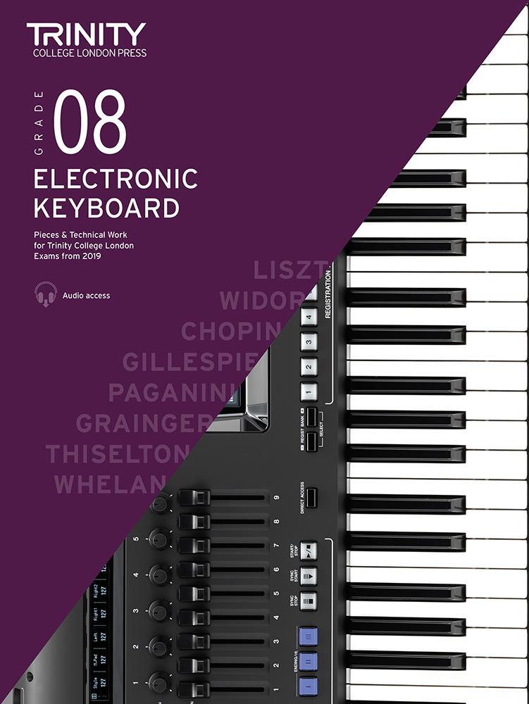 Cover: 9780857367853 | Electronic Keyboard Exam Pieces &amp; Technical Work 2019-2022: Grade 8