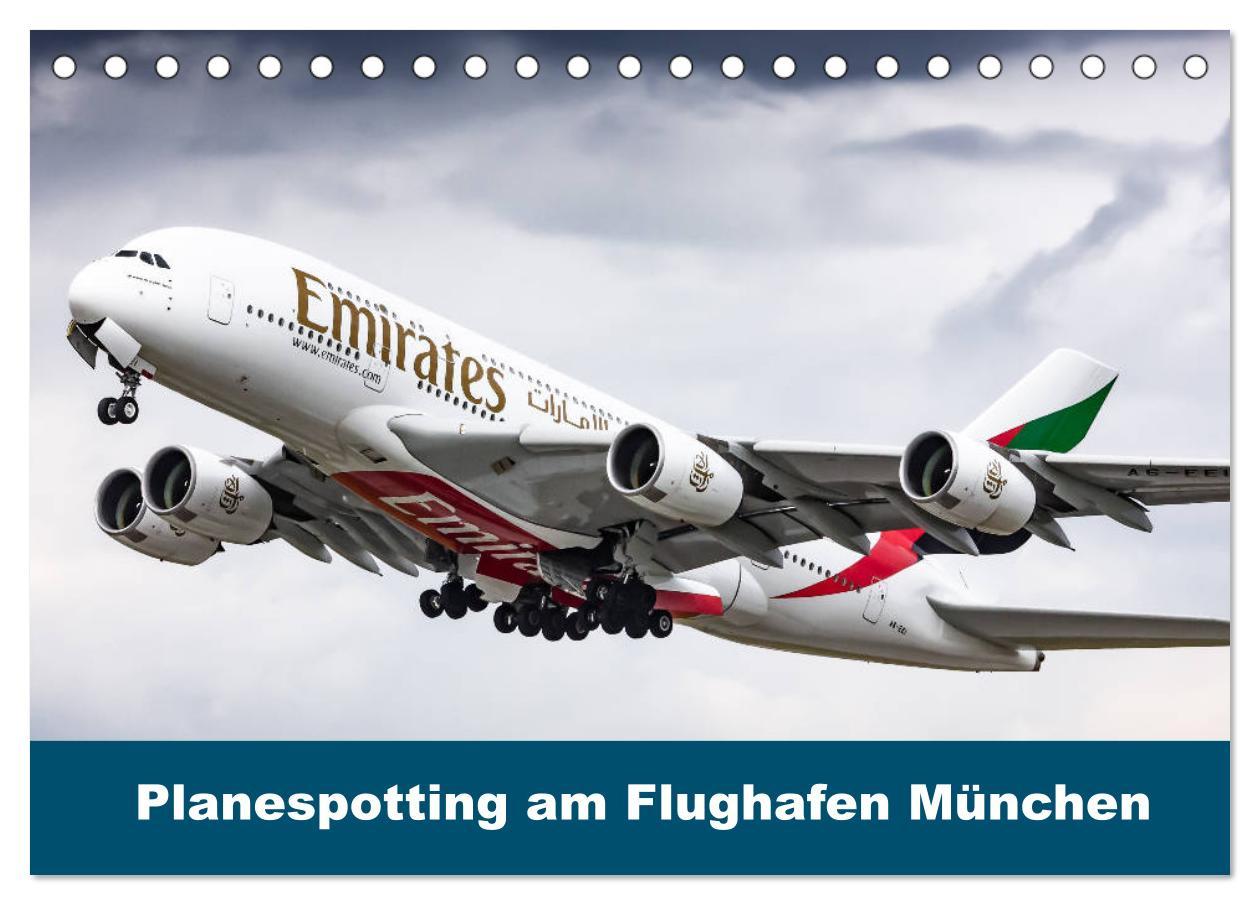 Cover: 9783435173211 | Planespotting am Flughafen München (Tischkalender 2025 DIN A5...