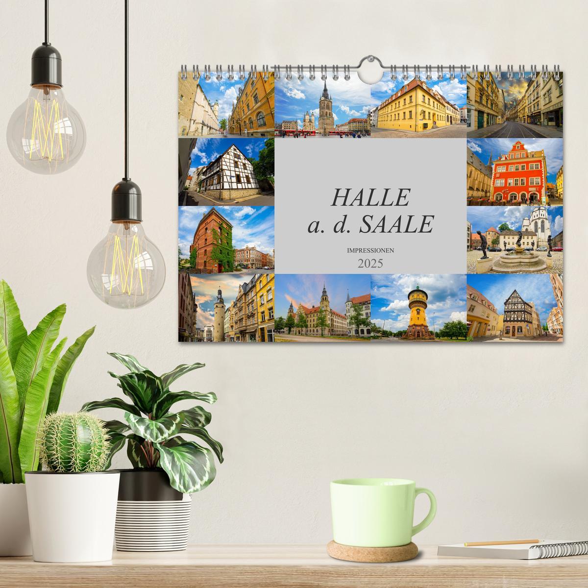 Bild: 9783435312719 | Halle a. d. Saale Impressionen (Wandkalender 2025 DIN A4 quer),...