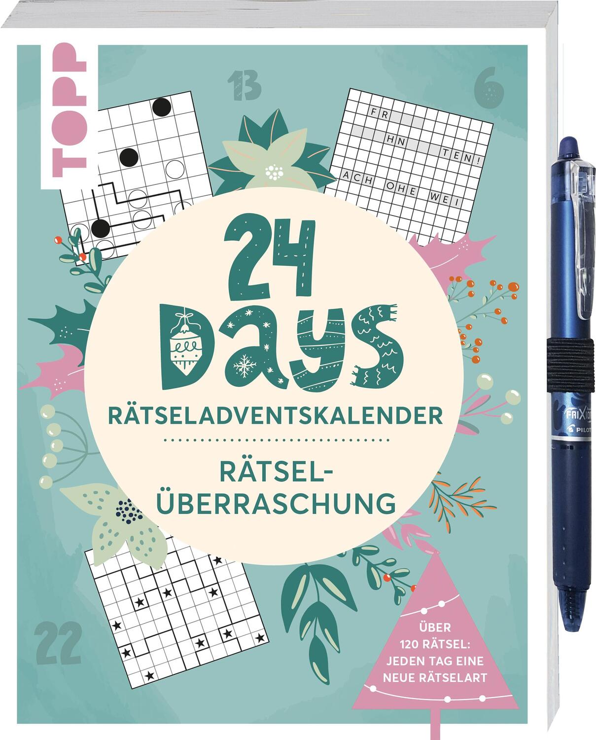 Cover: 9783735852601 | 24 DAYS RÄTSELADVENTSKALENDER - Rätselüberraschung | Frechverlag