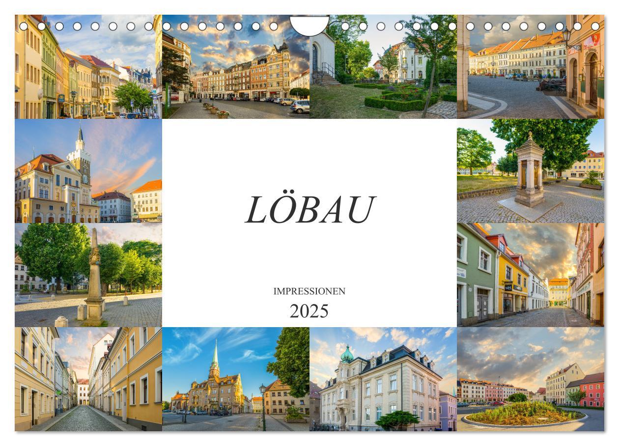 Cover: 9783435310142 | Löbau Impressionen (Wandkalender 2025 DIN A4 quer), CALVENDO...